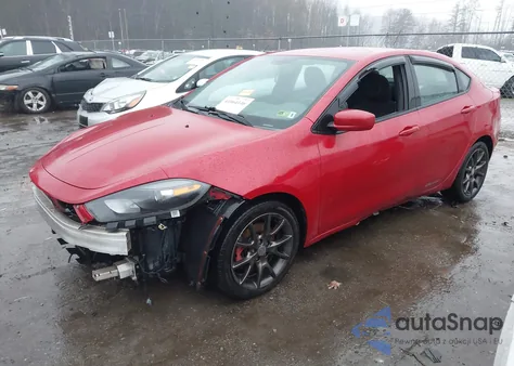 2013 Dodge Dart Sxt from USA, damaged, VIN 1C3CDFBA1DD307707